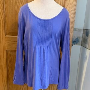 Van Heusen Women's Long Sleeve Top in Bluish purple
